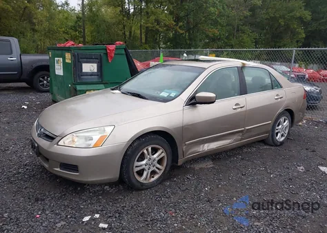 2006 Honda Accord 2.4 Ex из США, поврежденный, VIN 1HGCM568X6A168633